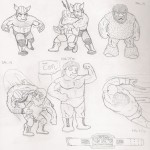 Early HEAT Drawings From My Sketchbook